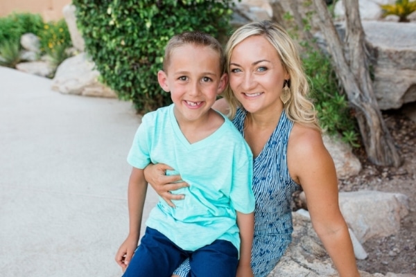 Megan and her son, Ozzy