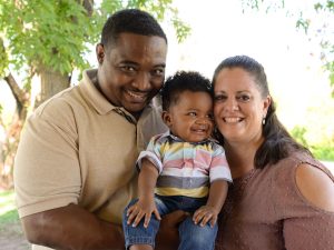 Jerod and Katy with adopted son