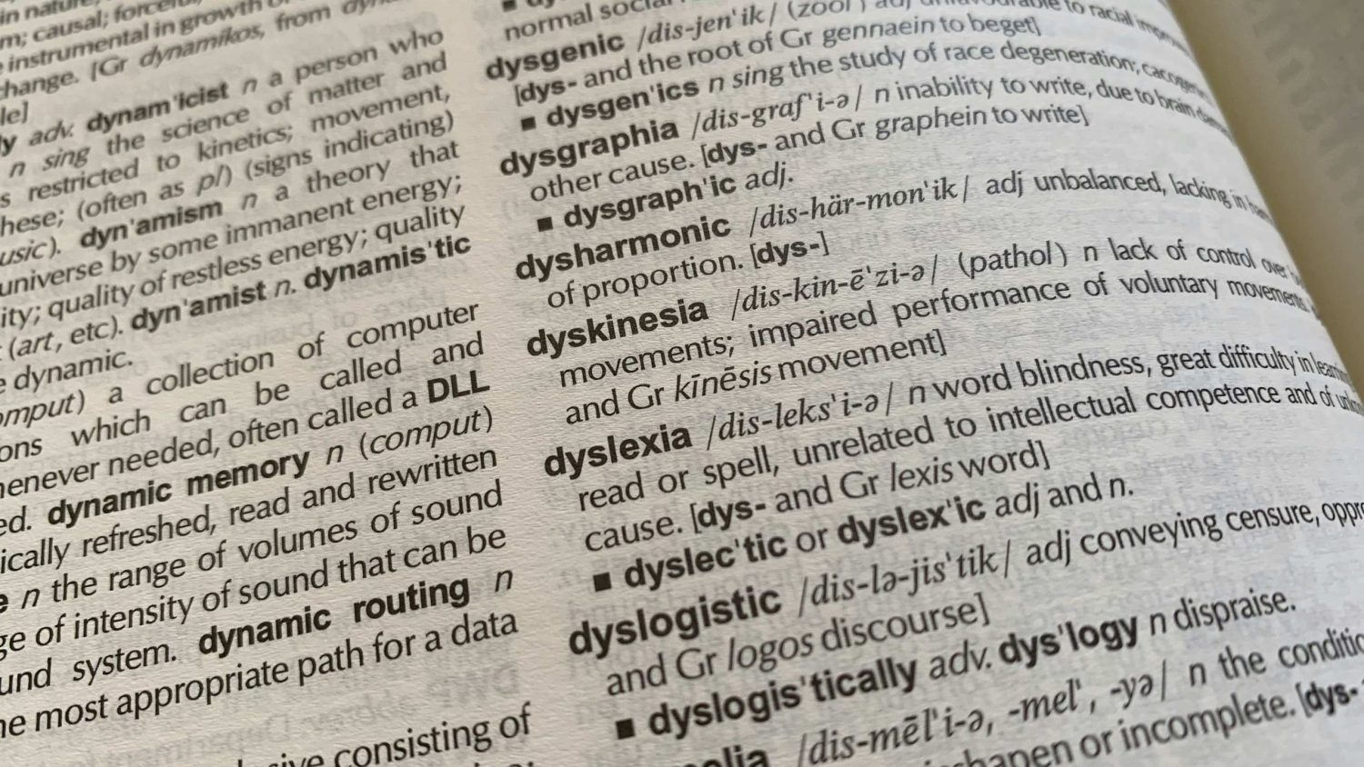 Dyslexia definition